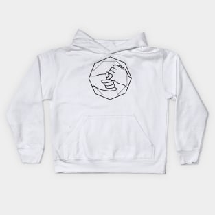 auslan sign language Kids Hoodie